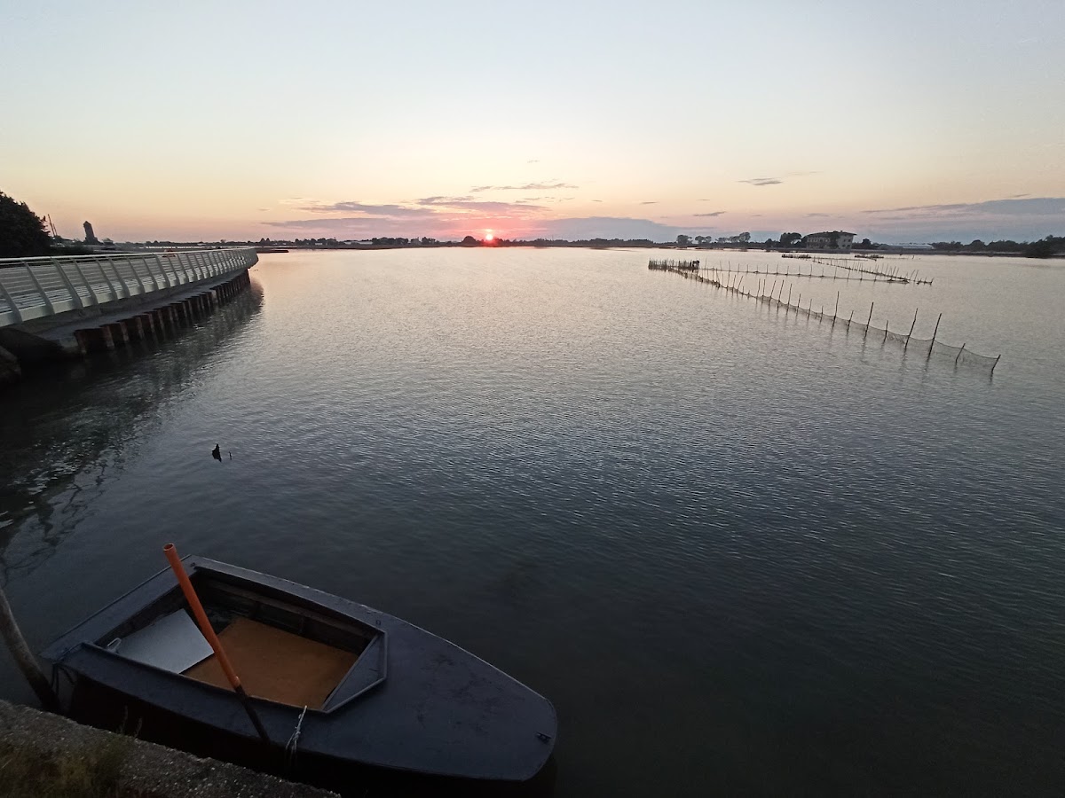 Sonnenuntergang in der Lagune